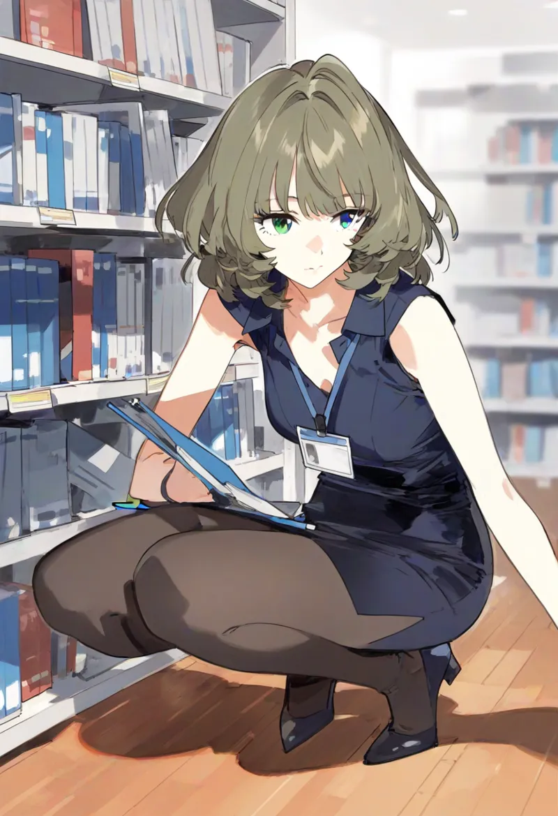 【cl-_-lo】【AI Generated】秘書がき楓さん page 4 full