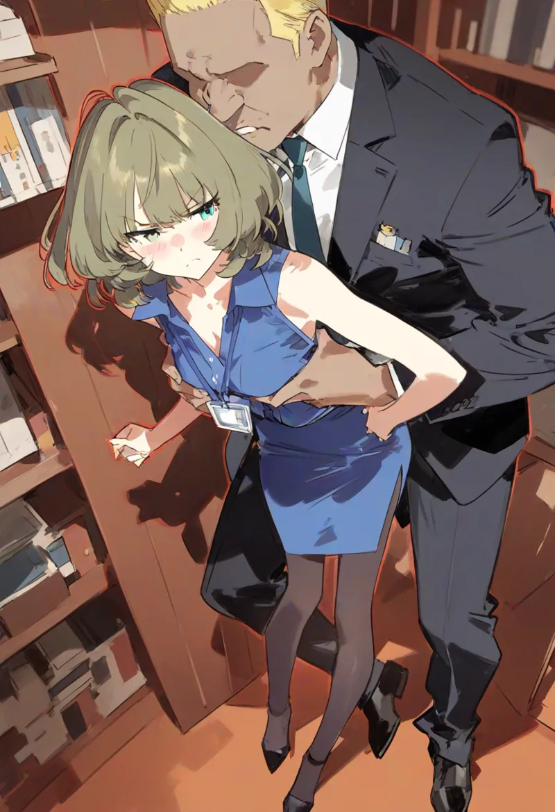 【cl-_-lo】【AI Generated】秘書がき楓さん page 6 full