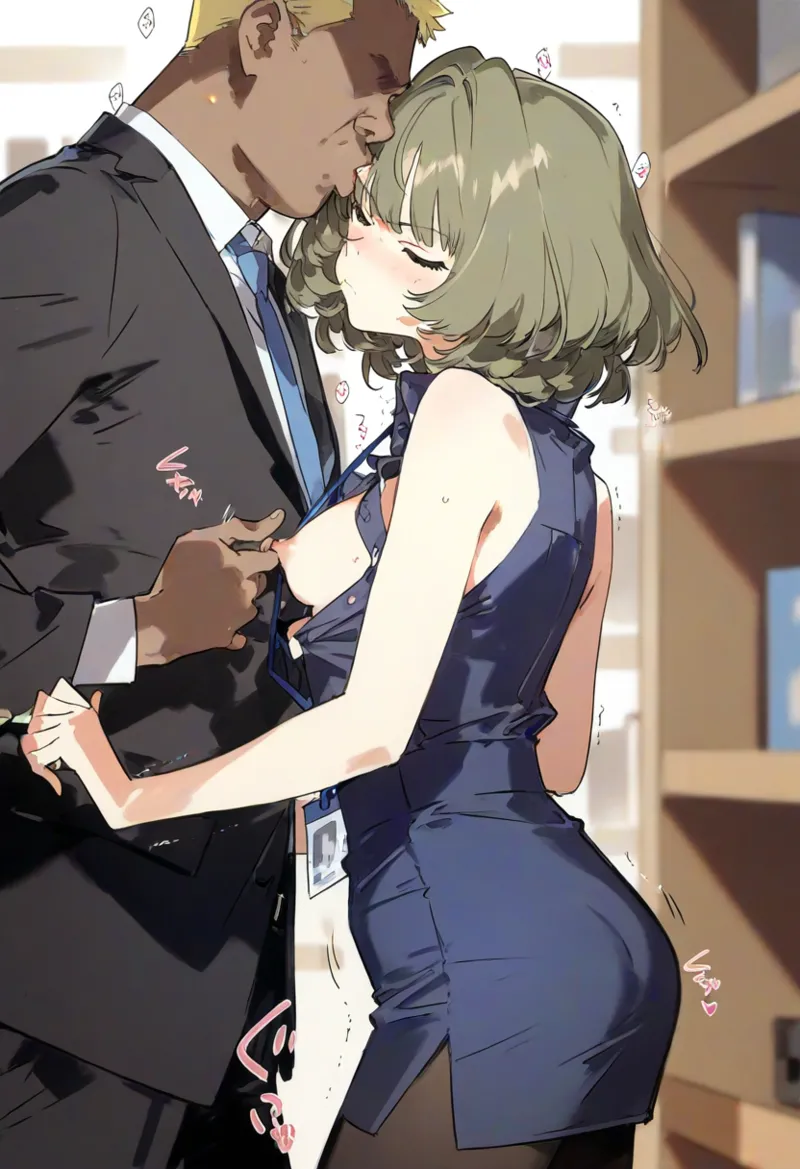 【cl-_-lo】【AI Generated】秘書がき楓さん page 7 full