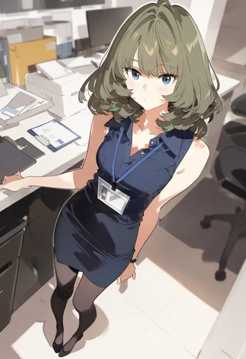 【cl-_-lo】【AI Generated】秘書がき楓さん cover
