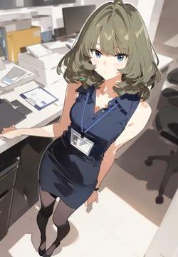 【cl-_-lo】【AI Generated】秘書がき楓さん