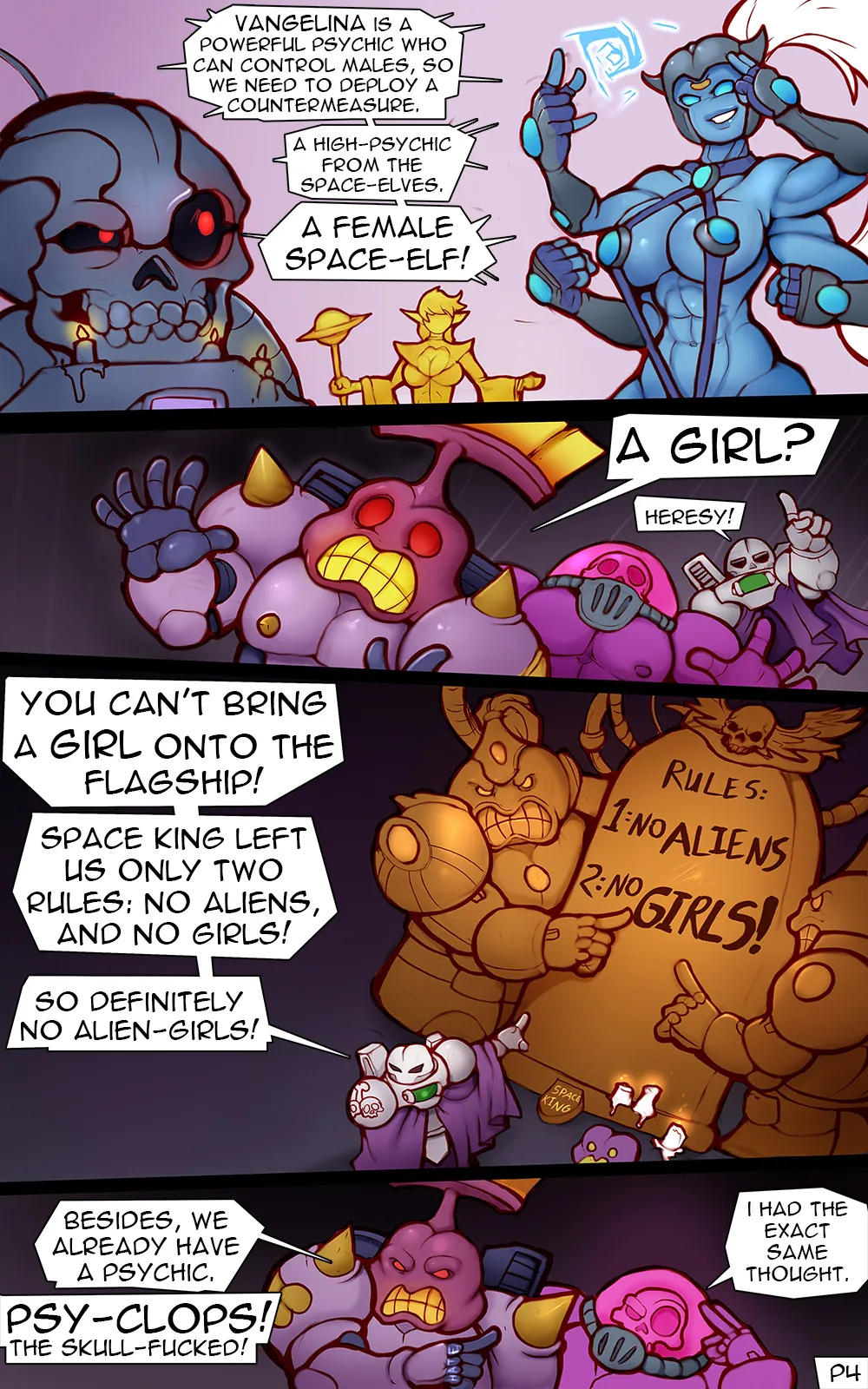 Space King: The Penetrators page 5 full