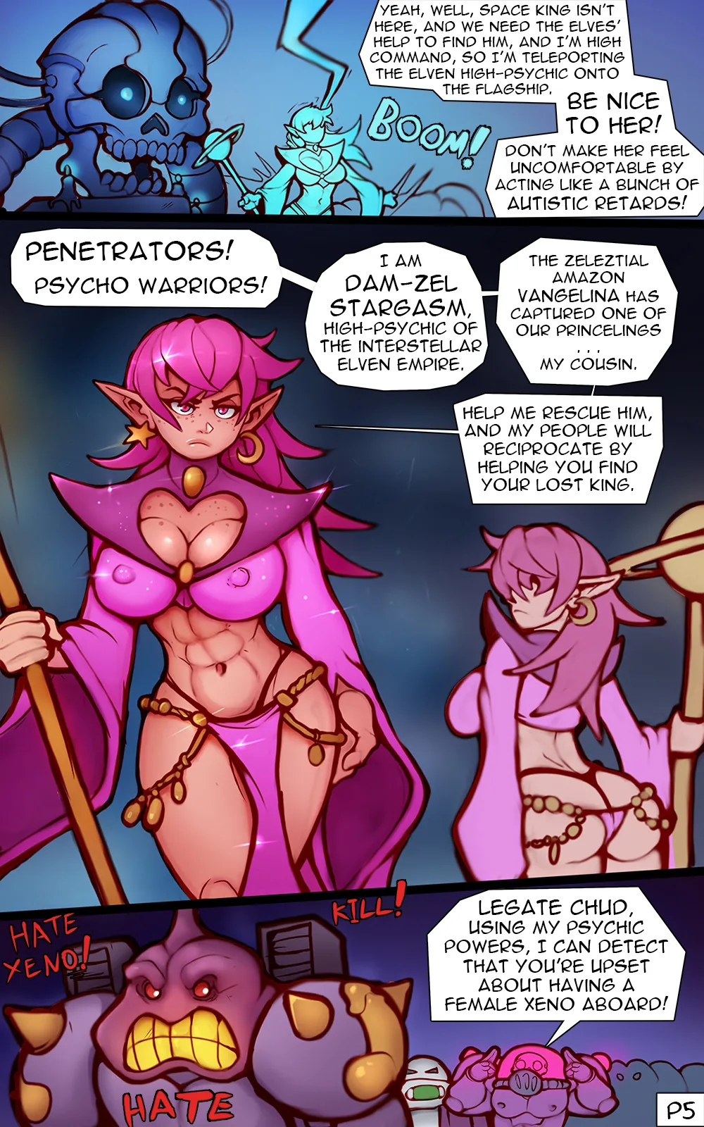 Space King: The Penetrators page 6 full