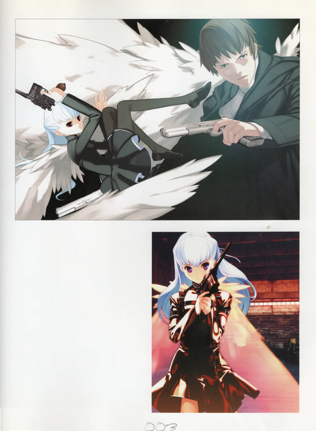 Saya no Uta - Tenshi no Nichou Kenjuu -Angelos Armas- Official Works page 8 full