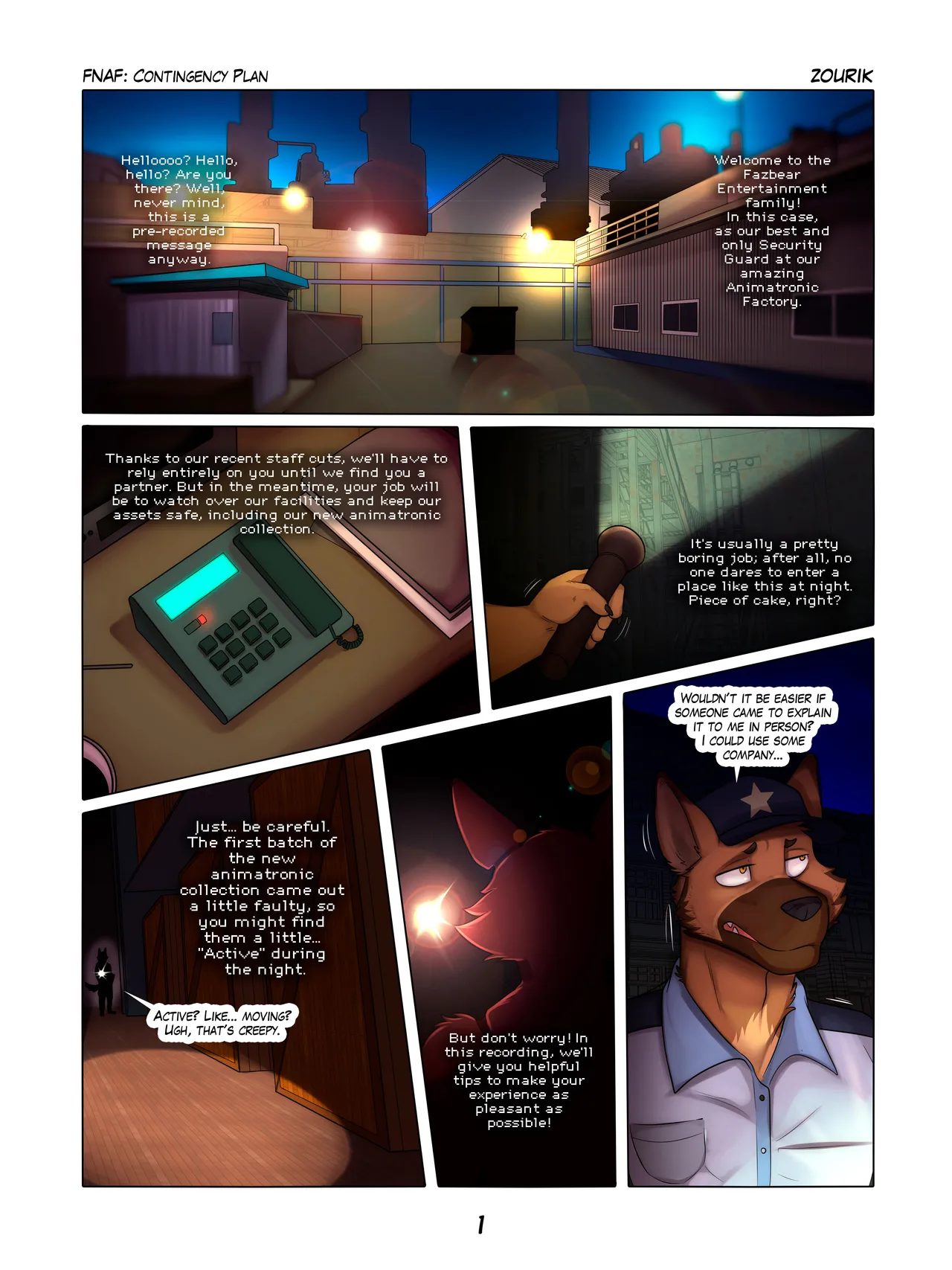 FNAF: Contingency Plan! page 3 full