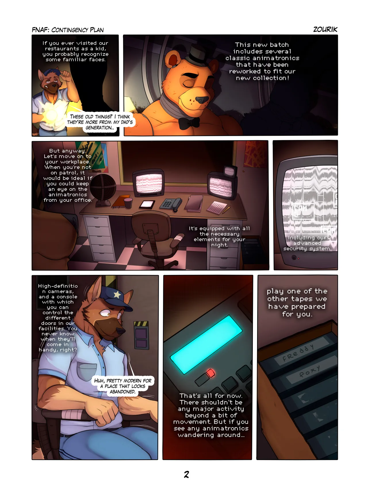 FNAF: Contingency Plan! page 4 full