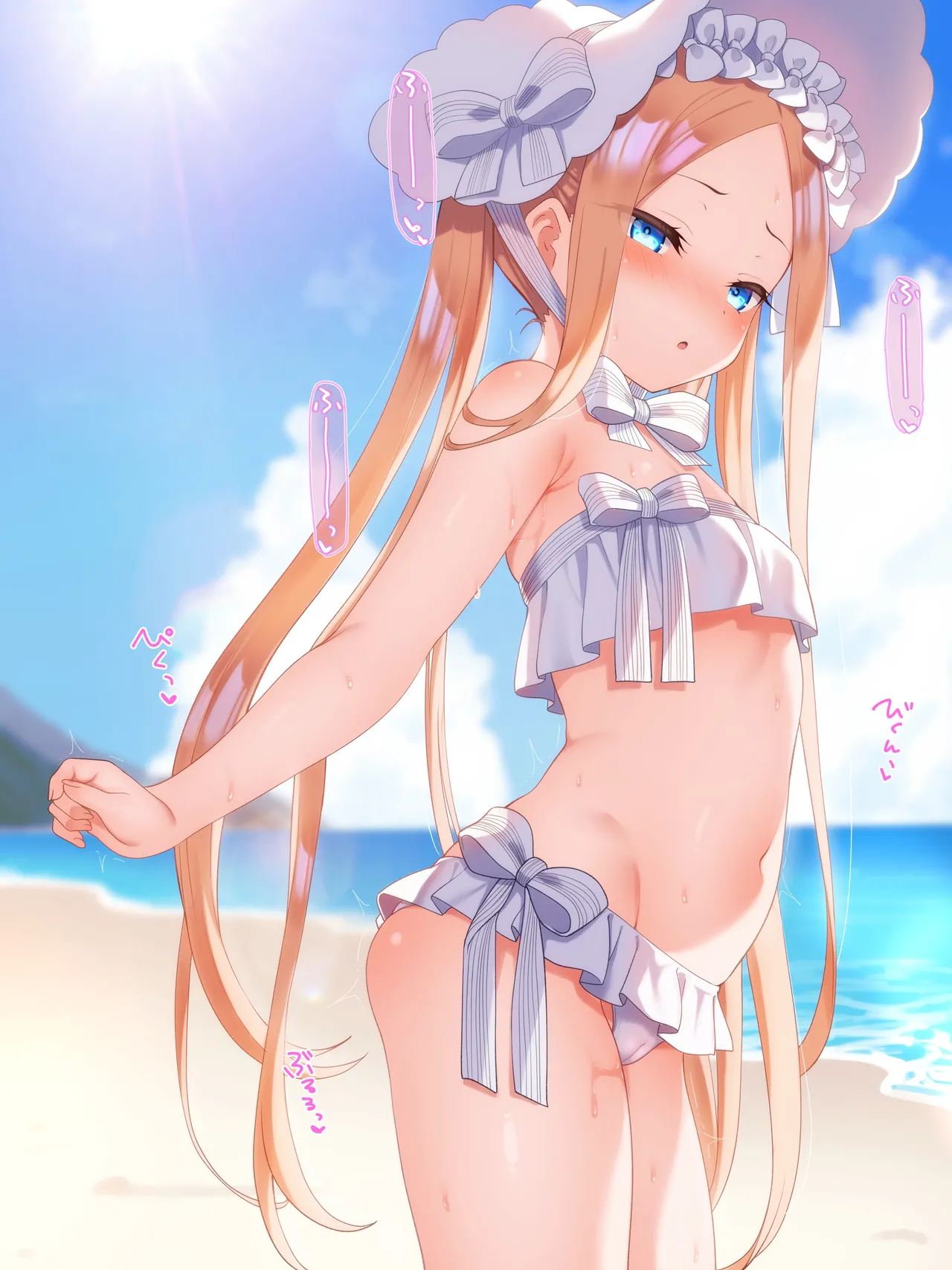 【差分２４枚】太ももでさせられちゃうアビーちゃん page 10 full