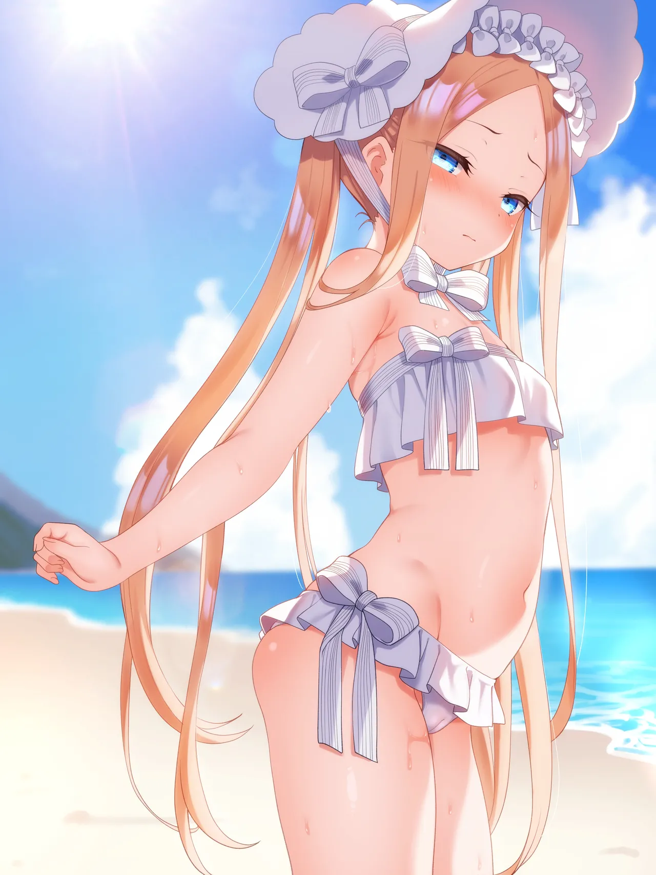 【差分２４枚】太ももでさせられちゃうアビーちゃん page 4 full