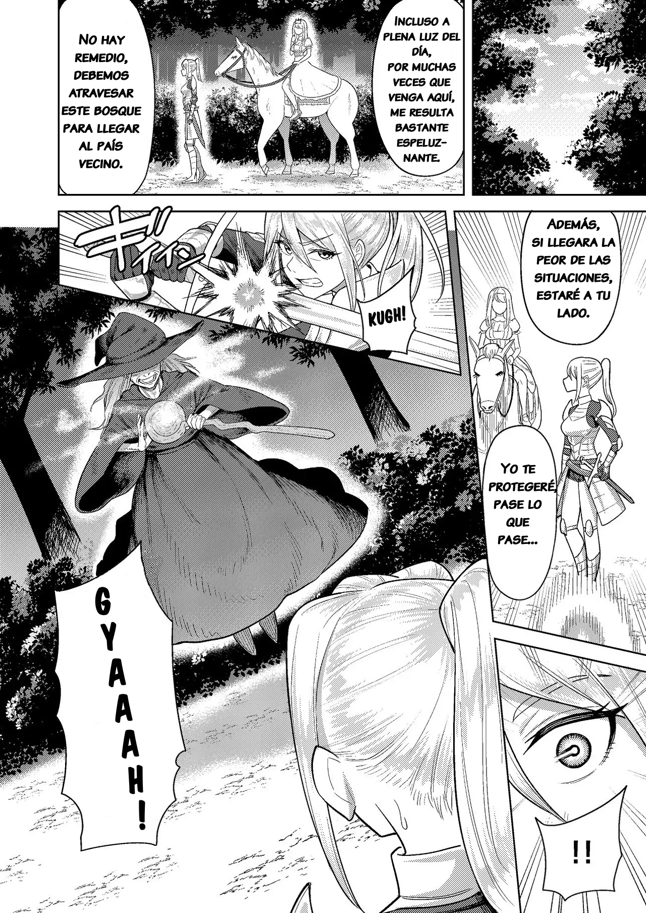 Futanari Onna Kishi to Mesu Hime ｜La Mujer Caballero Futanari y la Princesa Sumisa page 5 full