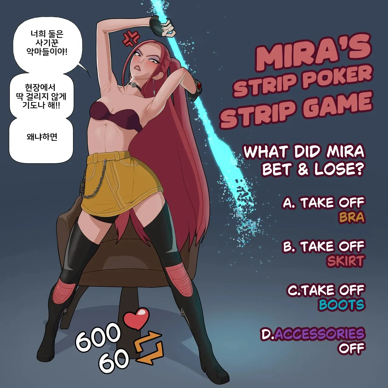 Mira's Strip Poker Strip Game page 2 full