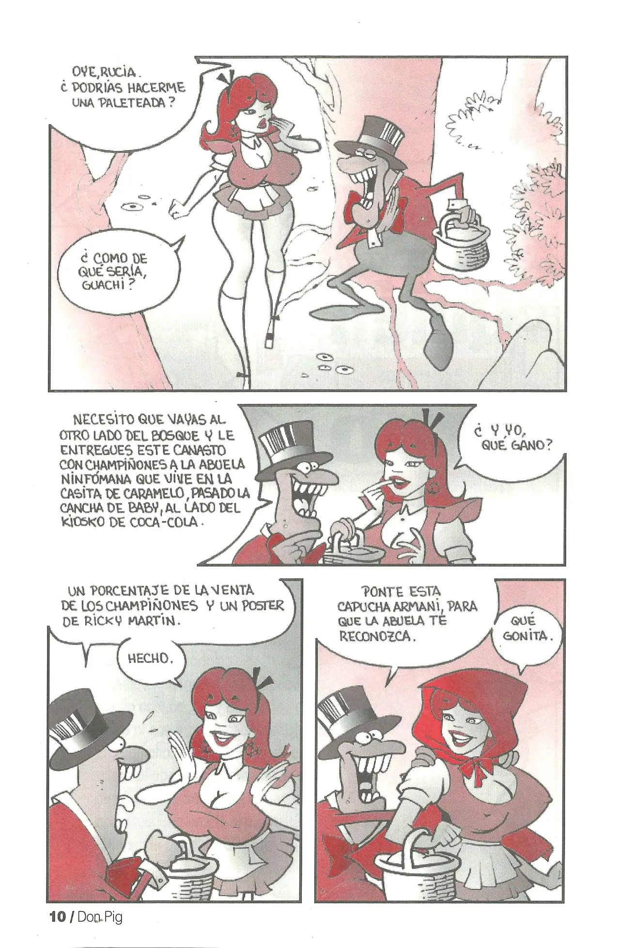 DON PIG COMIX  - 35 suplemento de la Revista 100% page 10 full