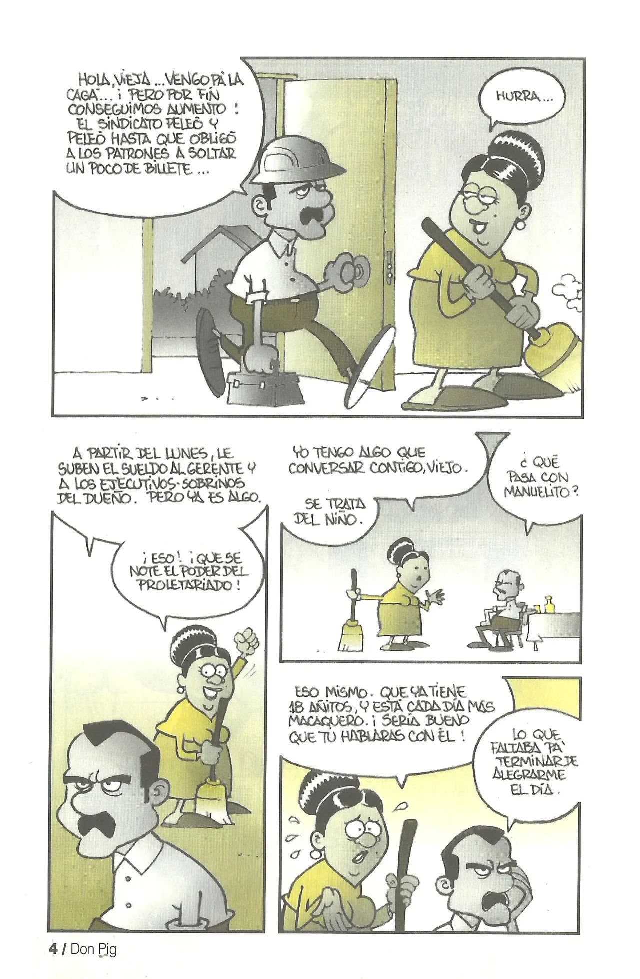 DON PIG COMIX  - 35 suplemento de la Revista 100% page 4 full