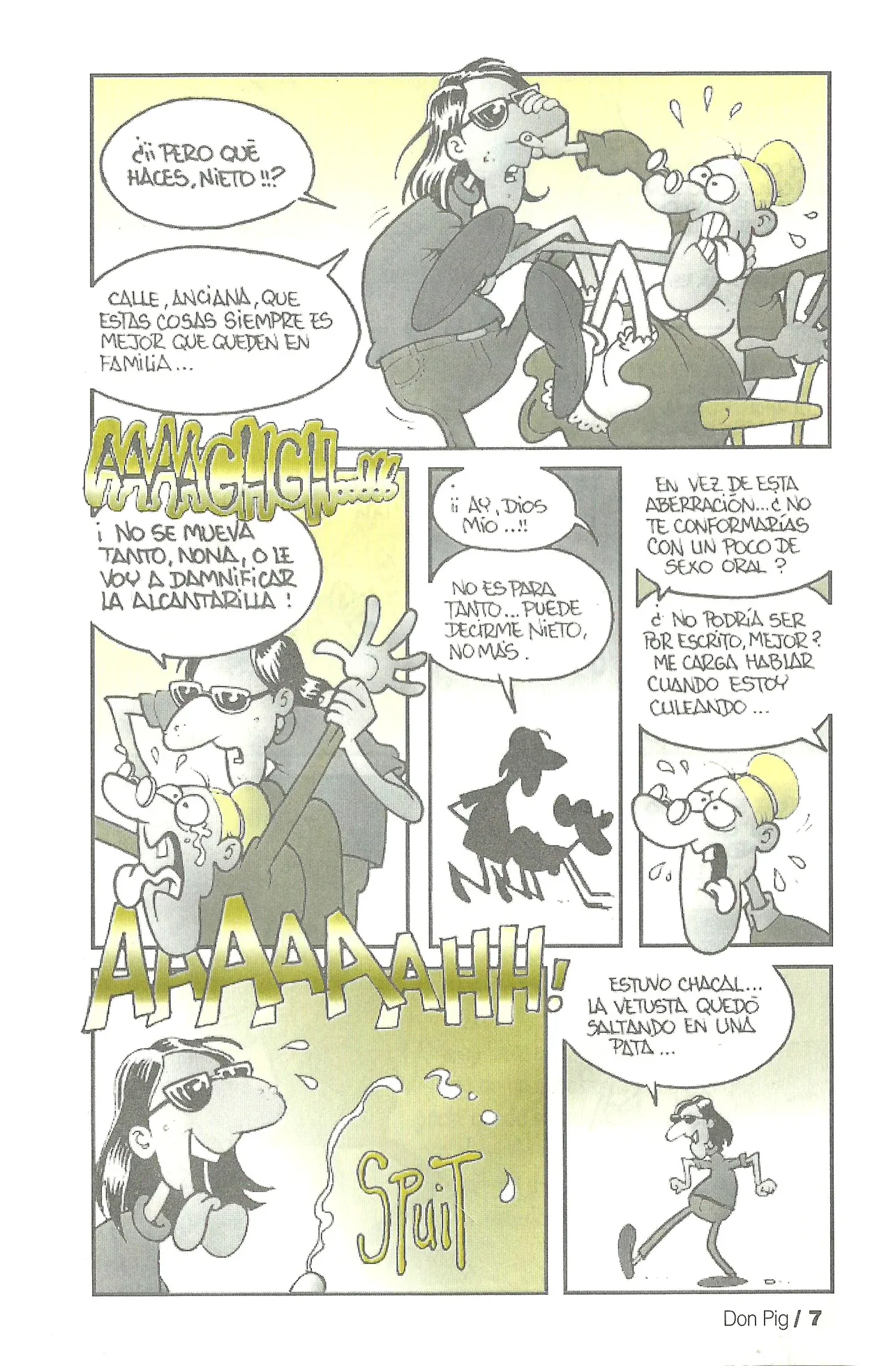 DON PIG COMIX  - 35 suplemento de la Revista 100% page 7 full