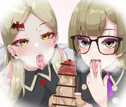 九条林〇と九条杏〇のWフェラ