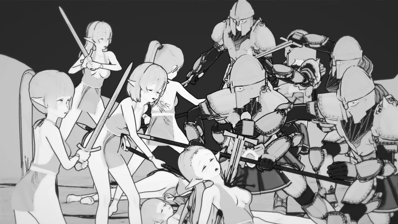 Elves vs. Soldiers page 1 full