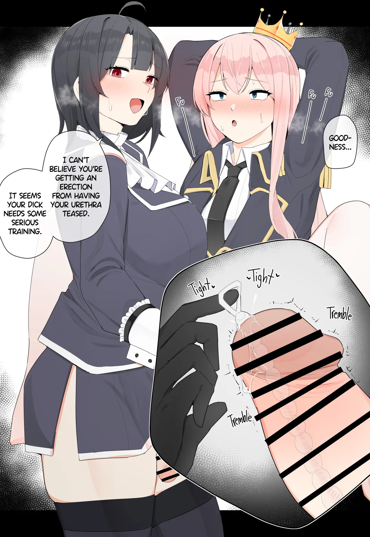 Trained by a Futanari Soldier page 1 full