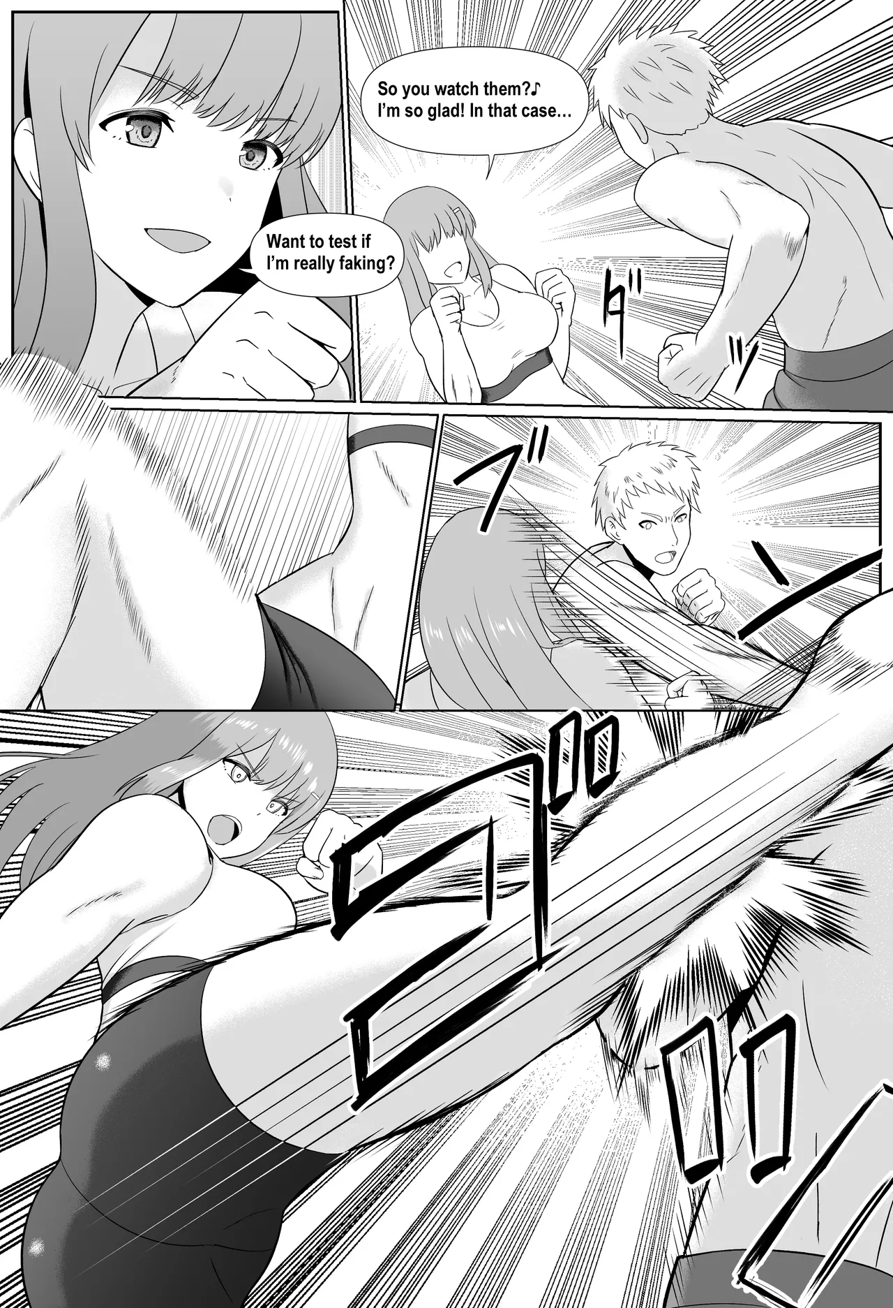 Taiman! -Madoka-chan ni Maketakunai- |  Taiman! I Can't Let Madoka Beat Me! page 3 full