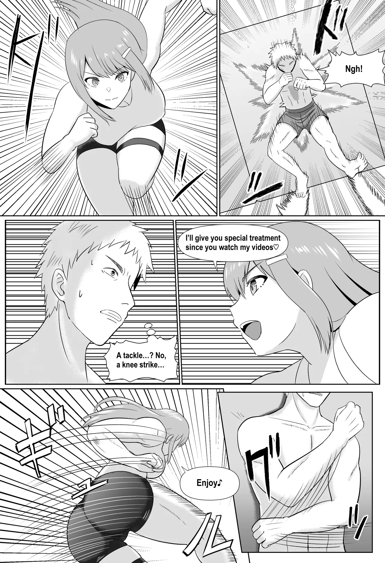 Taiman! -Madoka-chan ni Maketakunai- |  Taiman! I Can't Let Madoka Beat Me! page 5 full