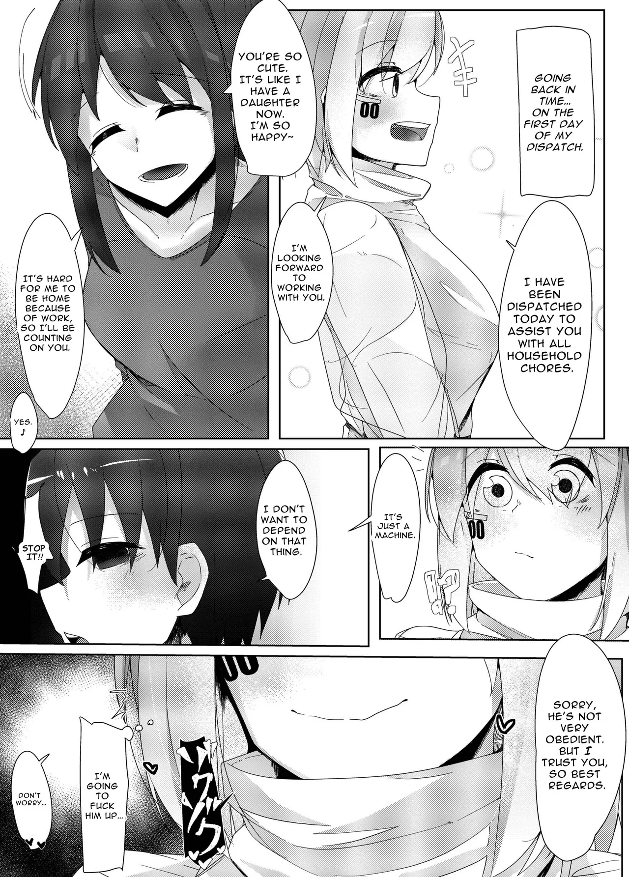 Kajiyou Android ga Hakensaki no Shota-kun o Chouzetsu Tekoki de Choukyou suru Hanashi | Dispatched Household Android Sexually Trains A Shota With Extreme Handjobs page 5 full