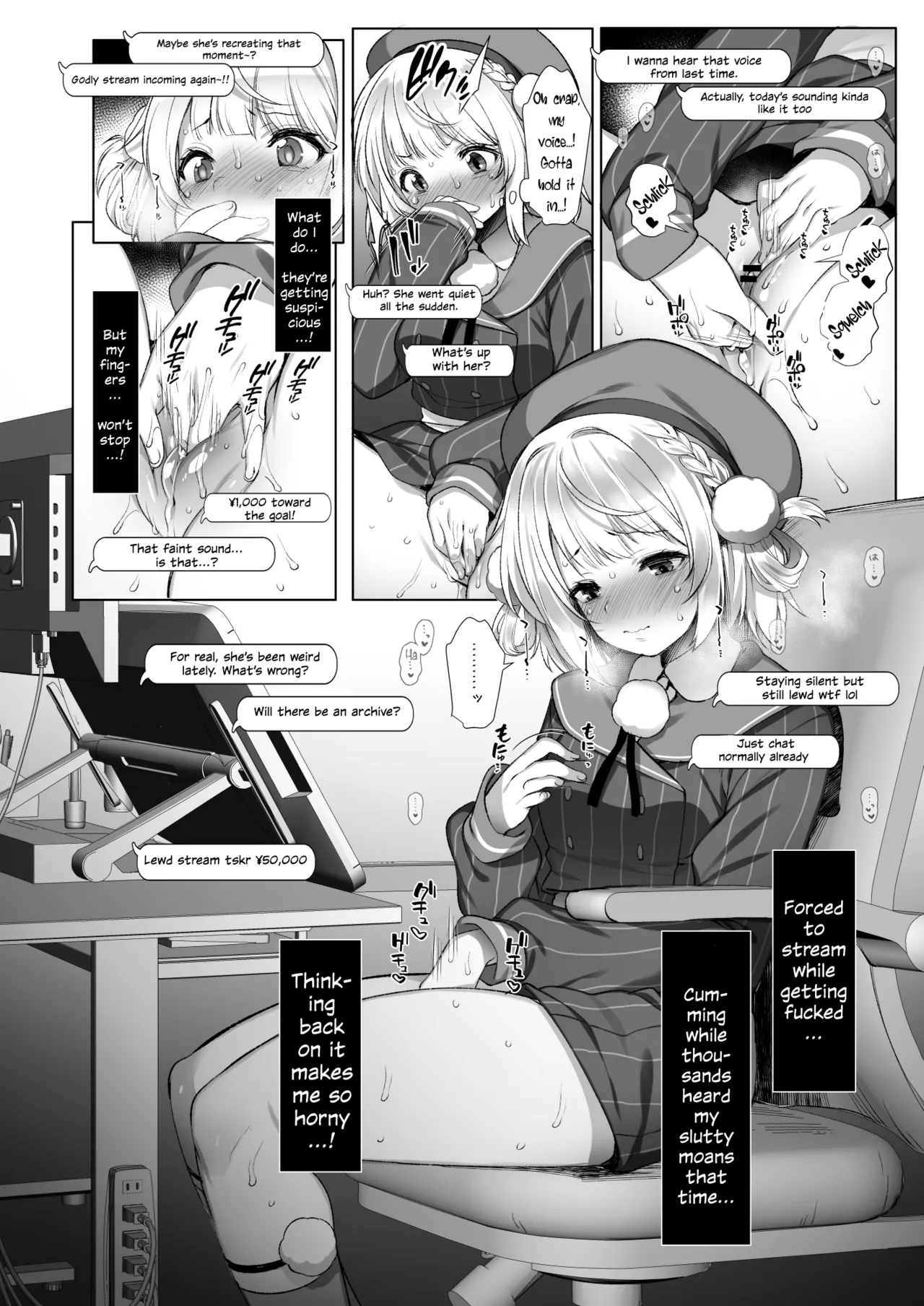 Classmate no Idol V o Sex Friend ni Shitemita 2 | I turned my Idol Vtuber Classmates into Sex Slaves 2 page 5 full