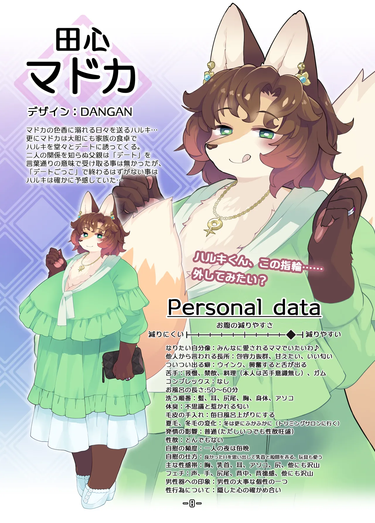 Haruki no Saidai no Teki wa Risei. Settei Shiryou Shuu+ page 7 full