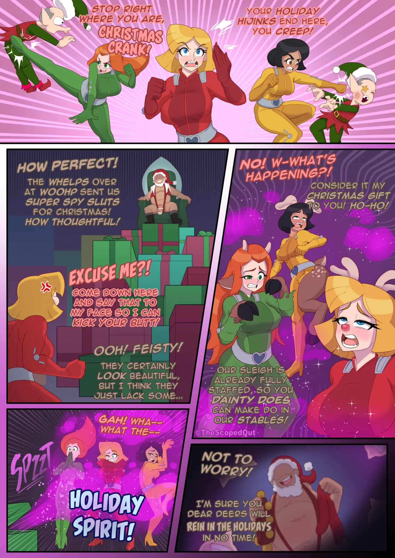 SLEIGH, Queens! page 1 full