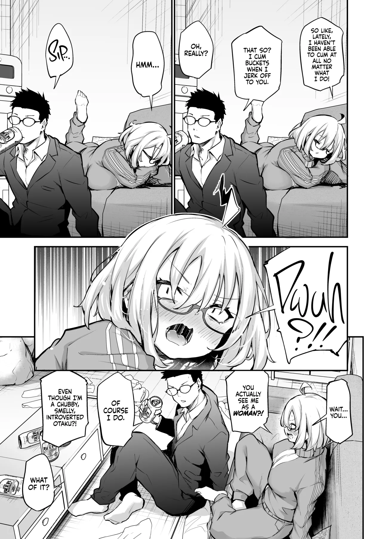 Furo Kyan Inkya Onna, Hatsu Kareshi Chinpo de Mesu ni Naru | A Shower-Hating, Shut-in Girlfailure Becomes a Woman From Her First Boyfriend’s Cock! page 6 full