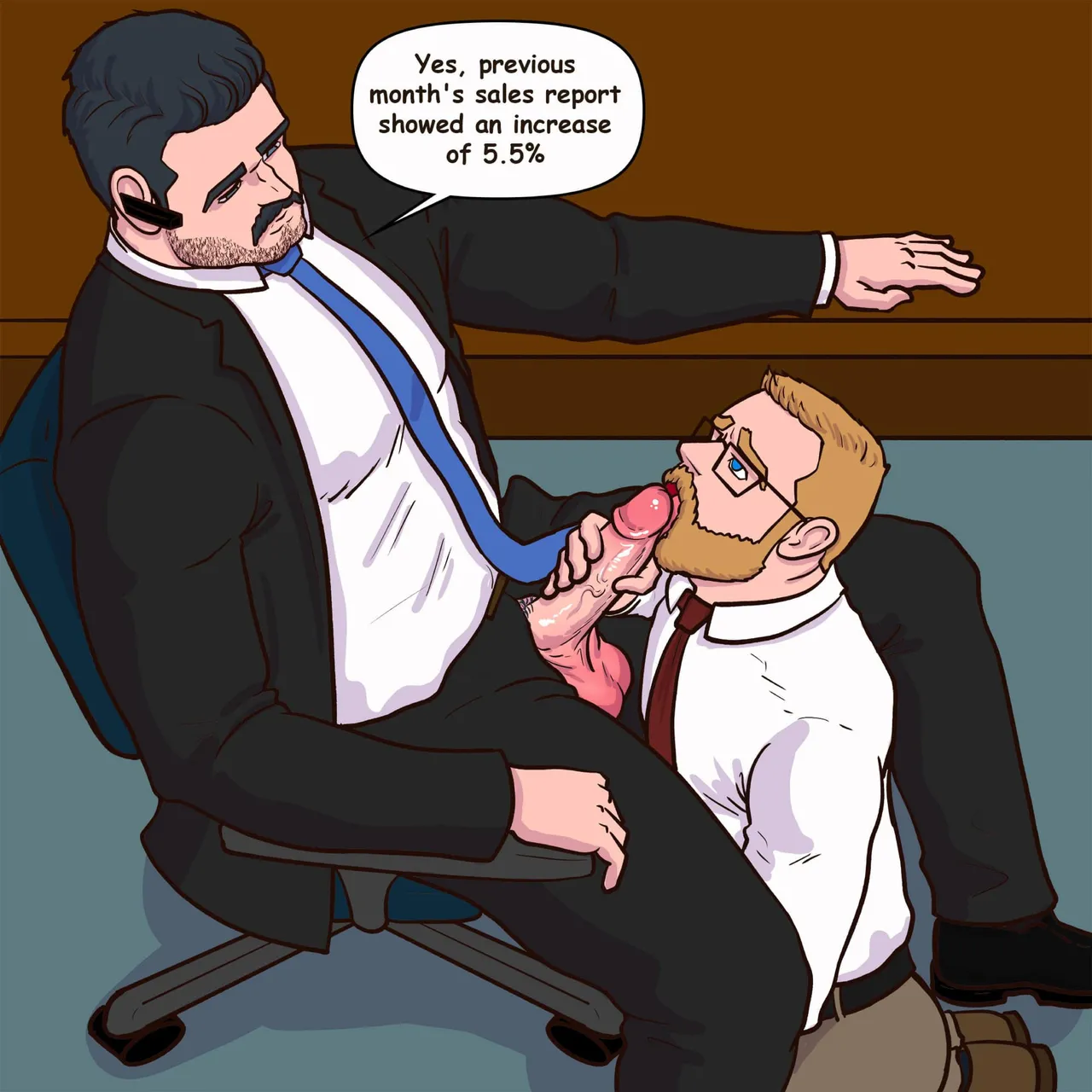 Gabo Artwork Comic 67 - Greg Overtime at Work page 1 full