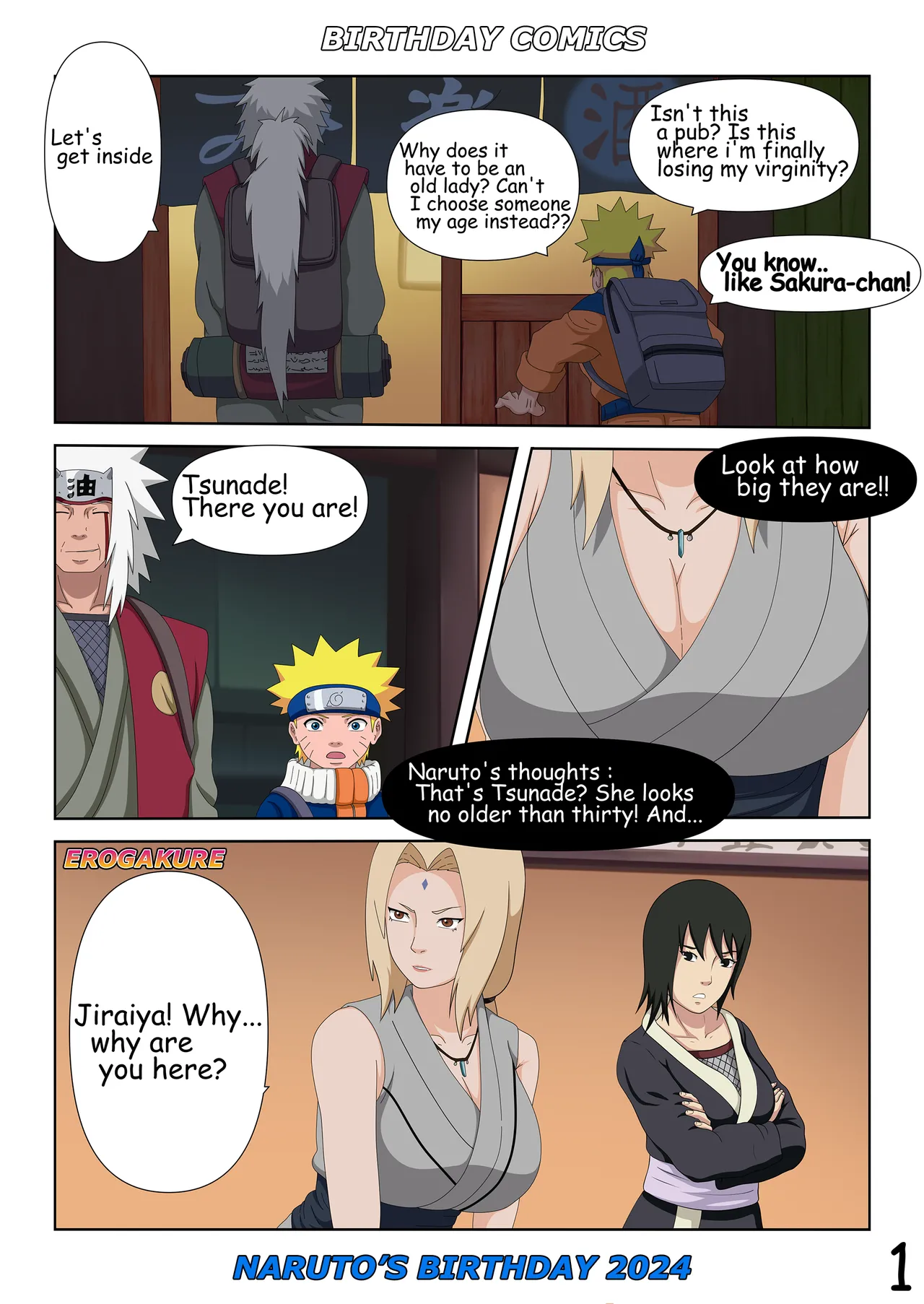 Naruto's Birthday Comic 2024  by Erogakure page 1 full
