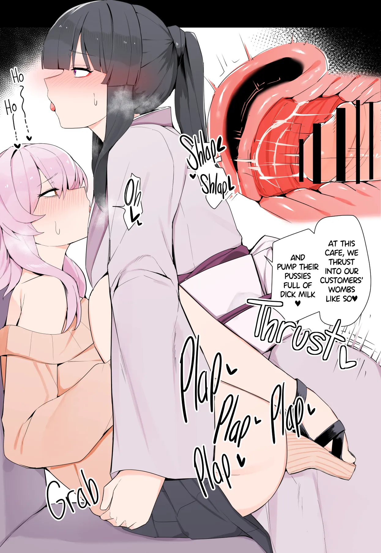 Japanese-Style Futanari Cafe page 5 full