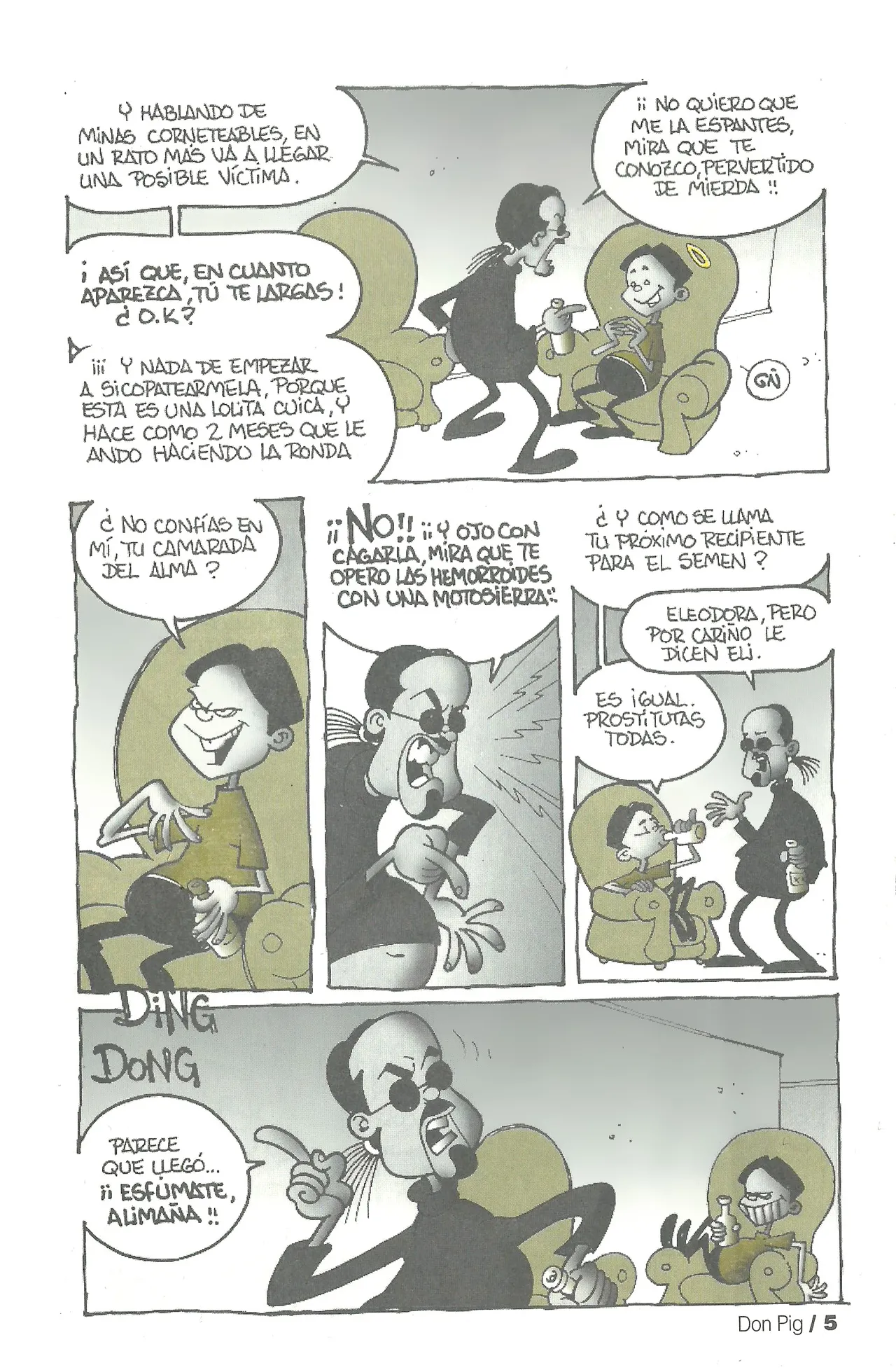 DON PIG COMIX  - 16 suplemento de la Revista 100% page 5 full
