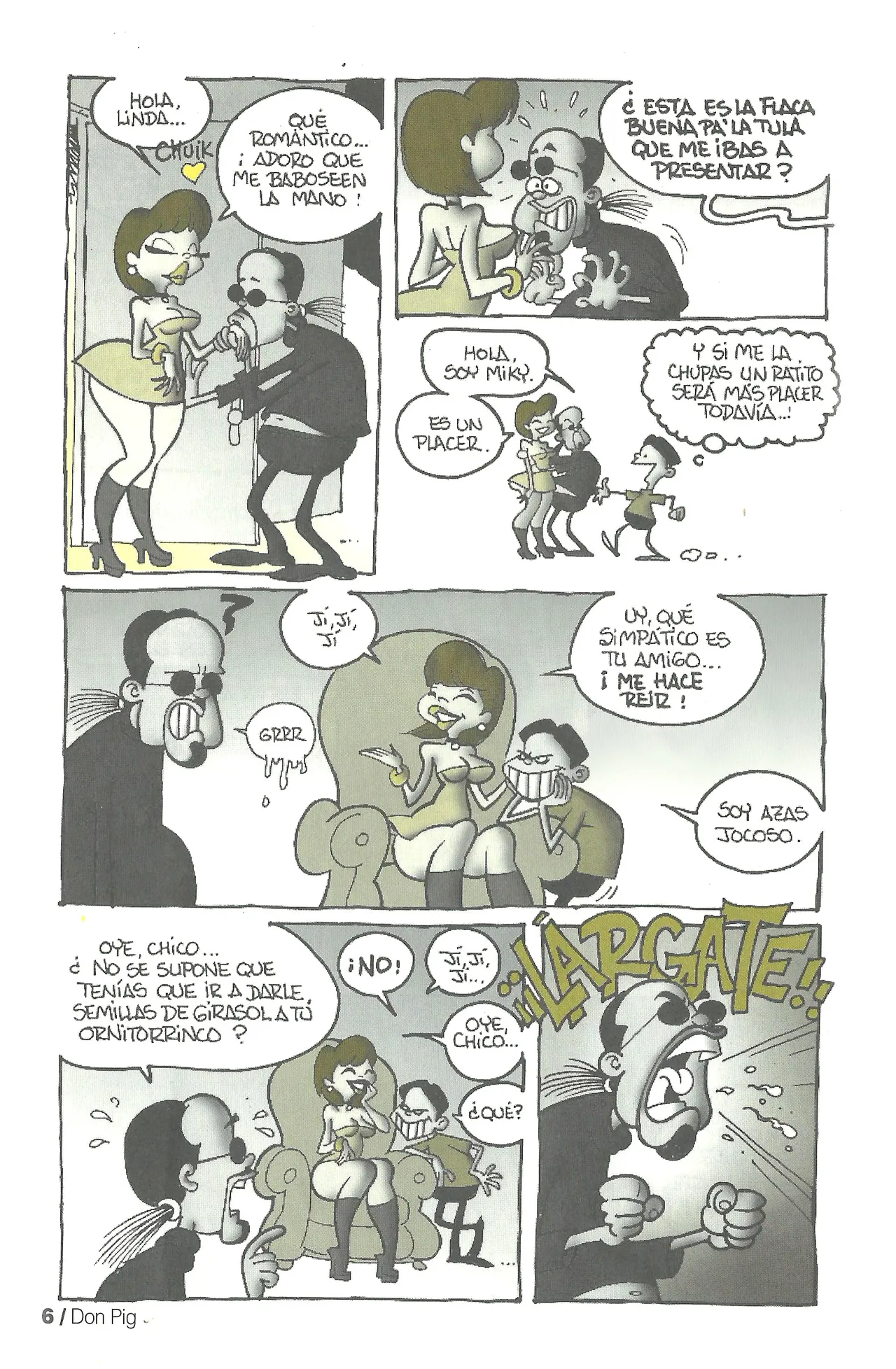 DON PIG COMIX  - 16 suplemento de la Revista 100% page 6 full