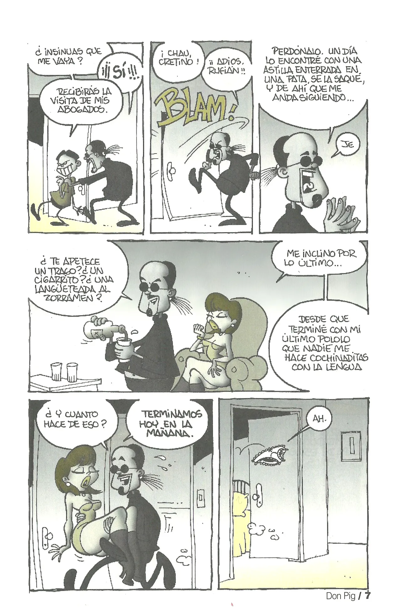 DON PIG COMIX  - 16 suplemento de la Revista 100% page 7 full