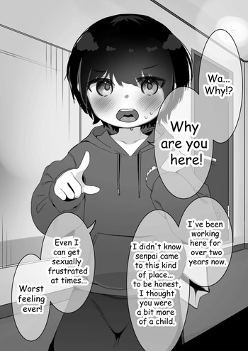 Joseimuke Fuuzoku ni Zemi no Senpai ga Raiten Shita I Senpai came to the sex club cover