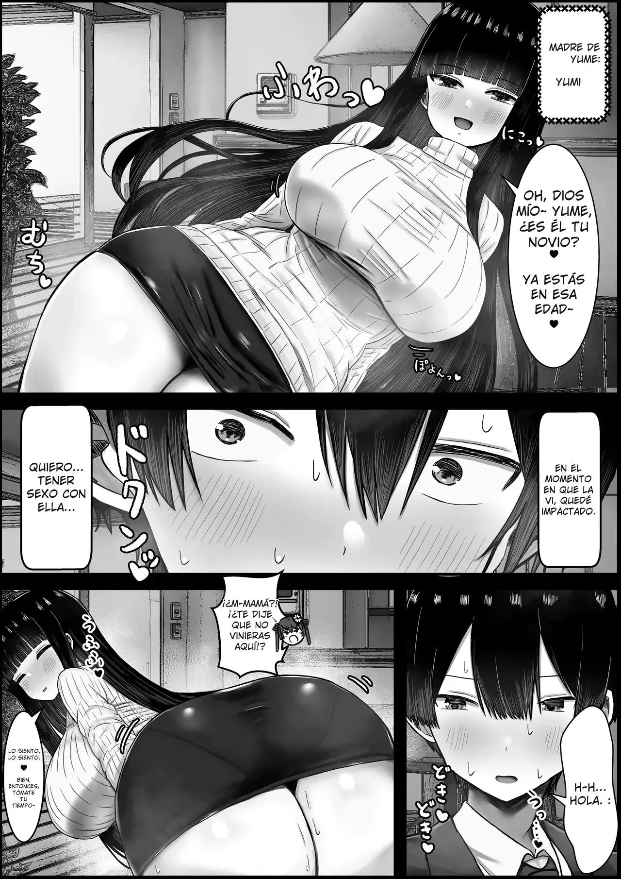 Boku wa Kanojo no Okaa-san ni Koi o Suru｜Me Enamoré de la Madre de Mi Novia page 3 full