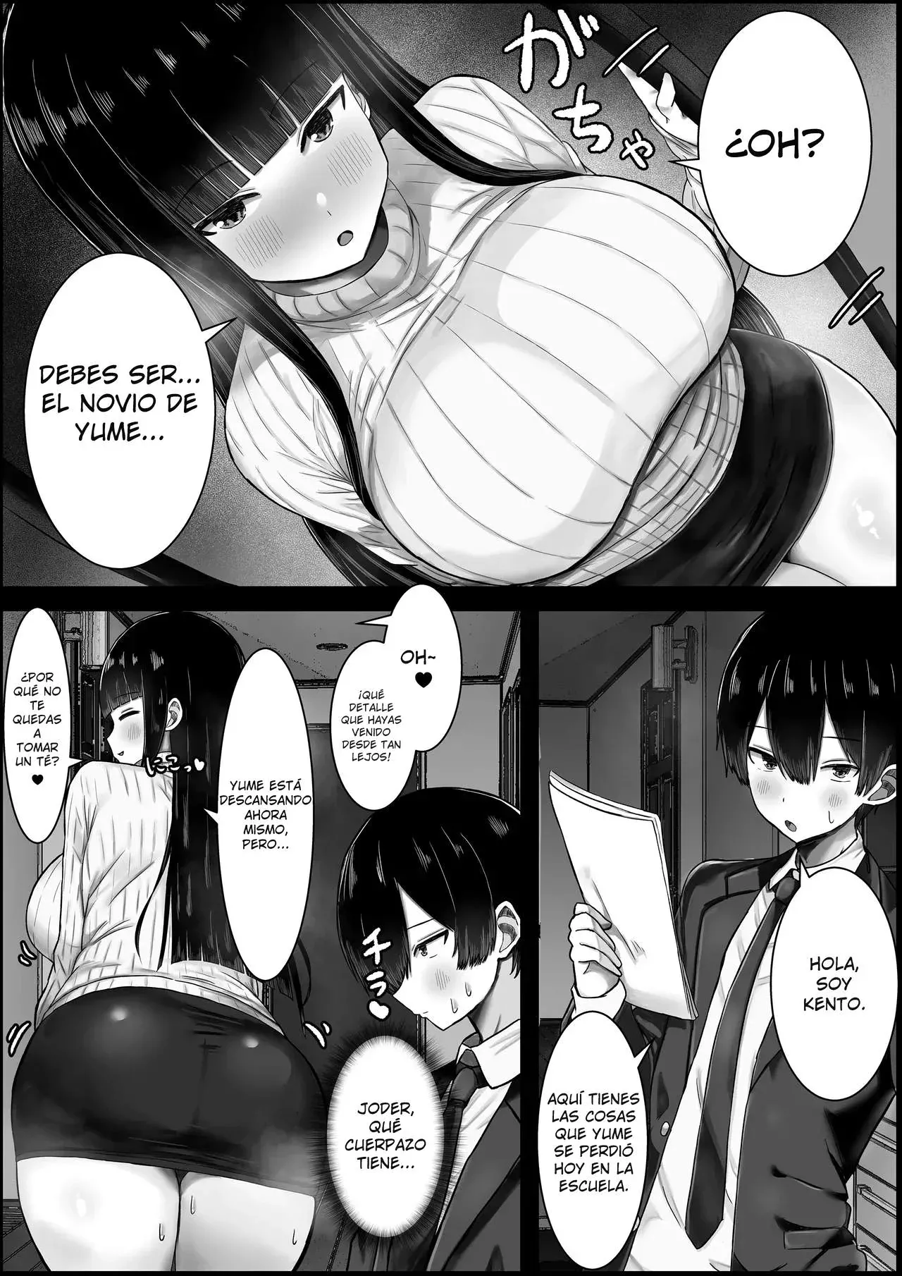 Boku wa Kanojo no Okaa-san ni Koi o Suru｜Me Enamoré de la Madre de Mi Novia page 6 full