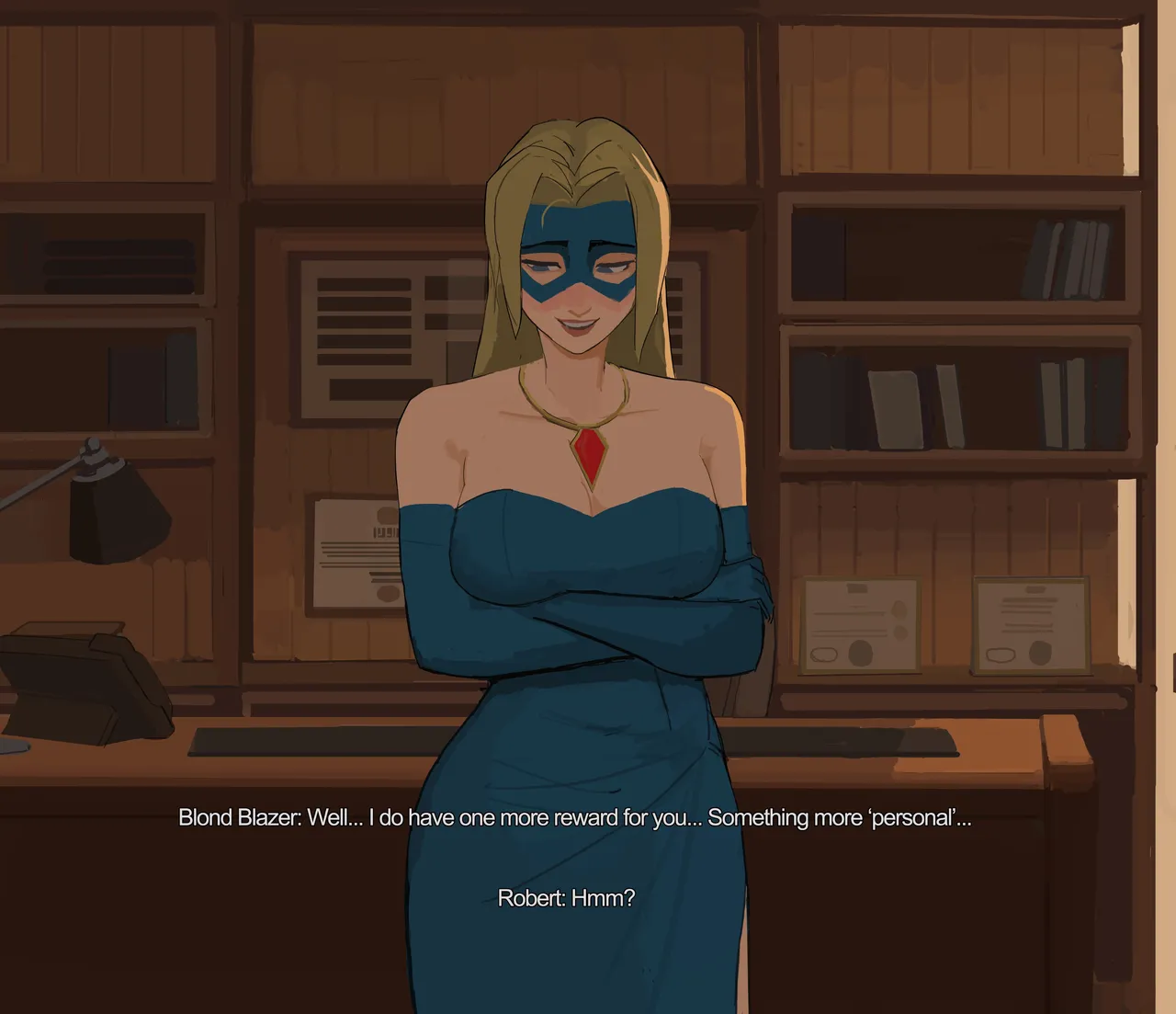 Blonde Blaze page 2 full