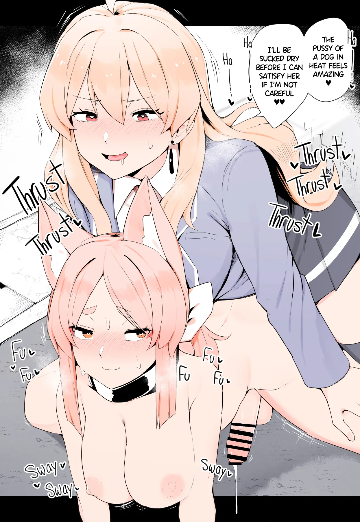 Dog Girl in Heat page 4 full