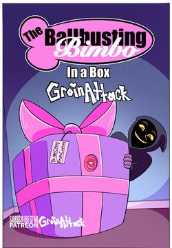 Ballbusting Bimbo in a Box