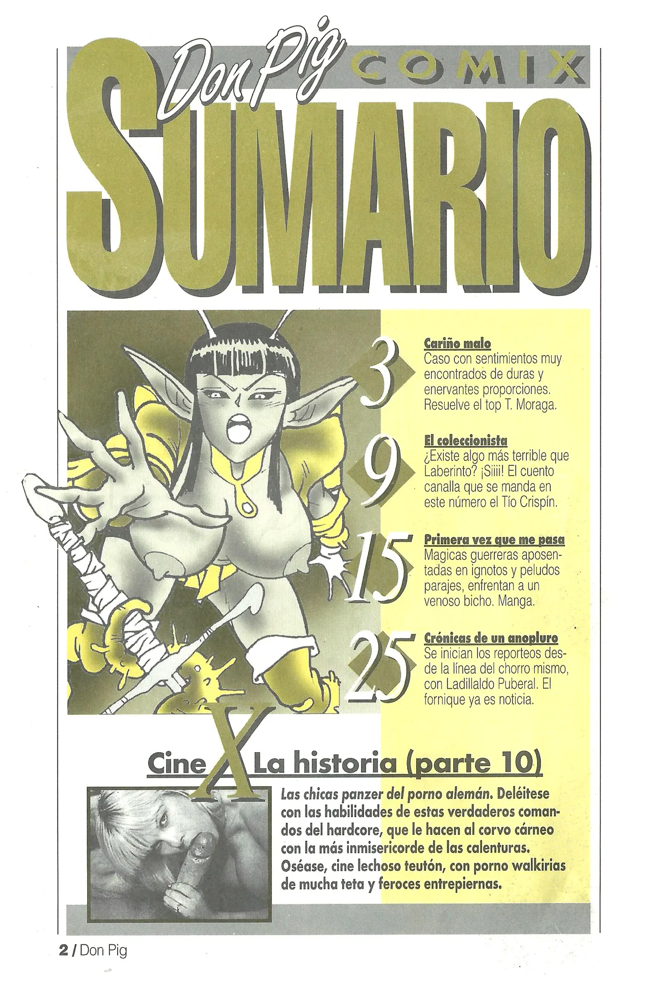 DON PIG COMIX  - 12 suplemento de la Revista 100% page 1 full
