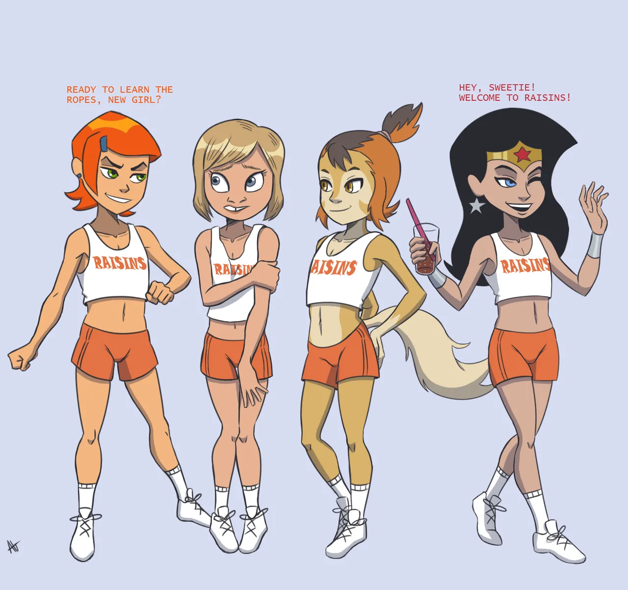 Raisins Girls/ Loli Hooters page 1 full