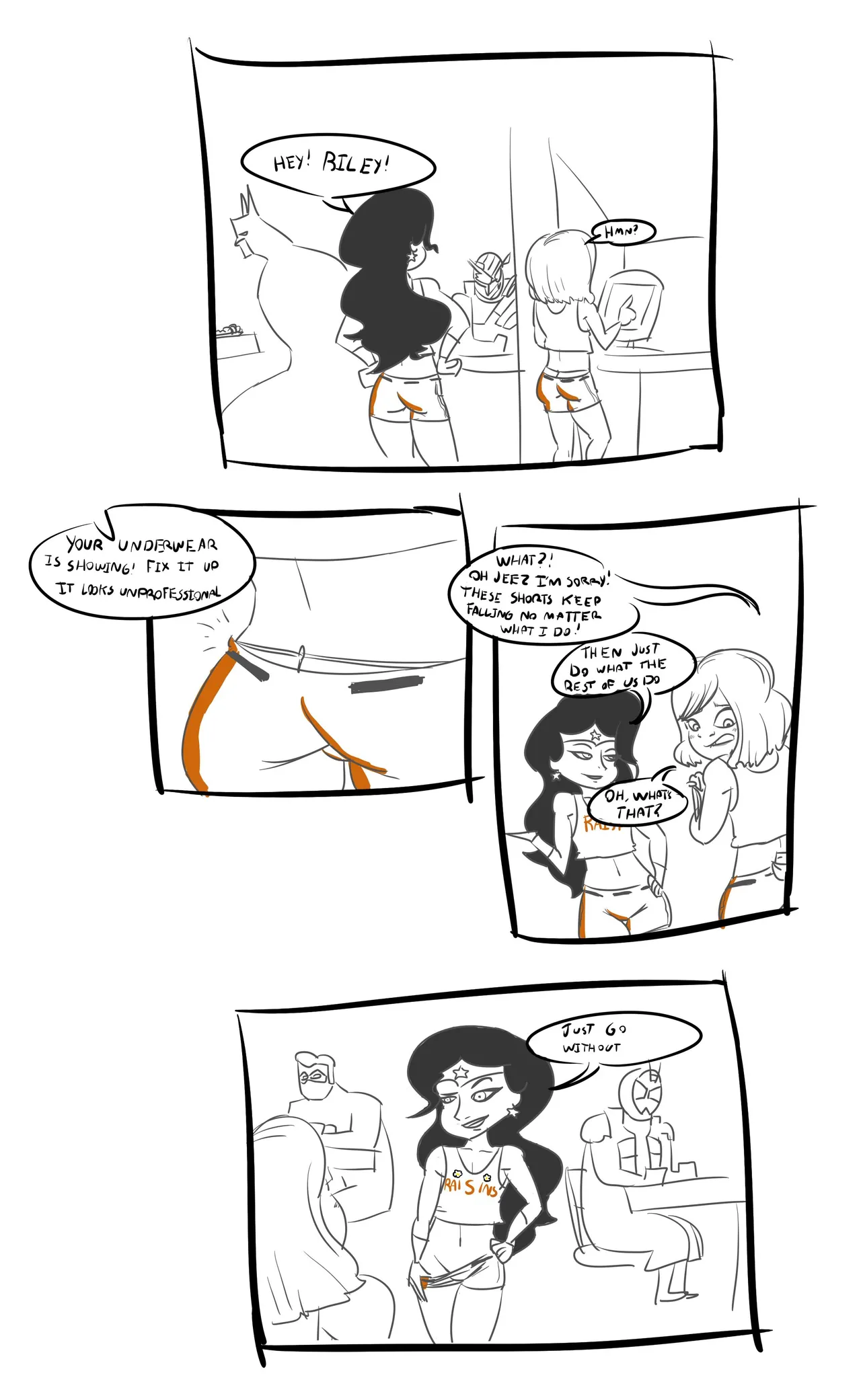 Raisins Girls/ Loli Hooters page 4 full