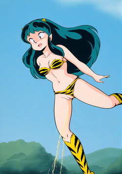 Urusei yatsura peeing