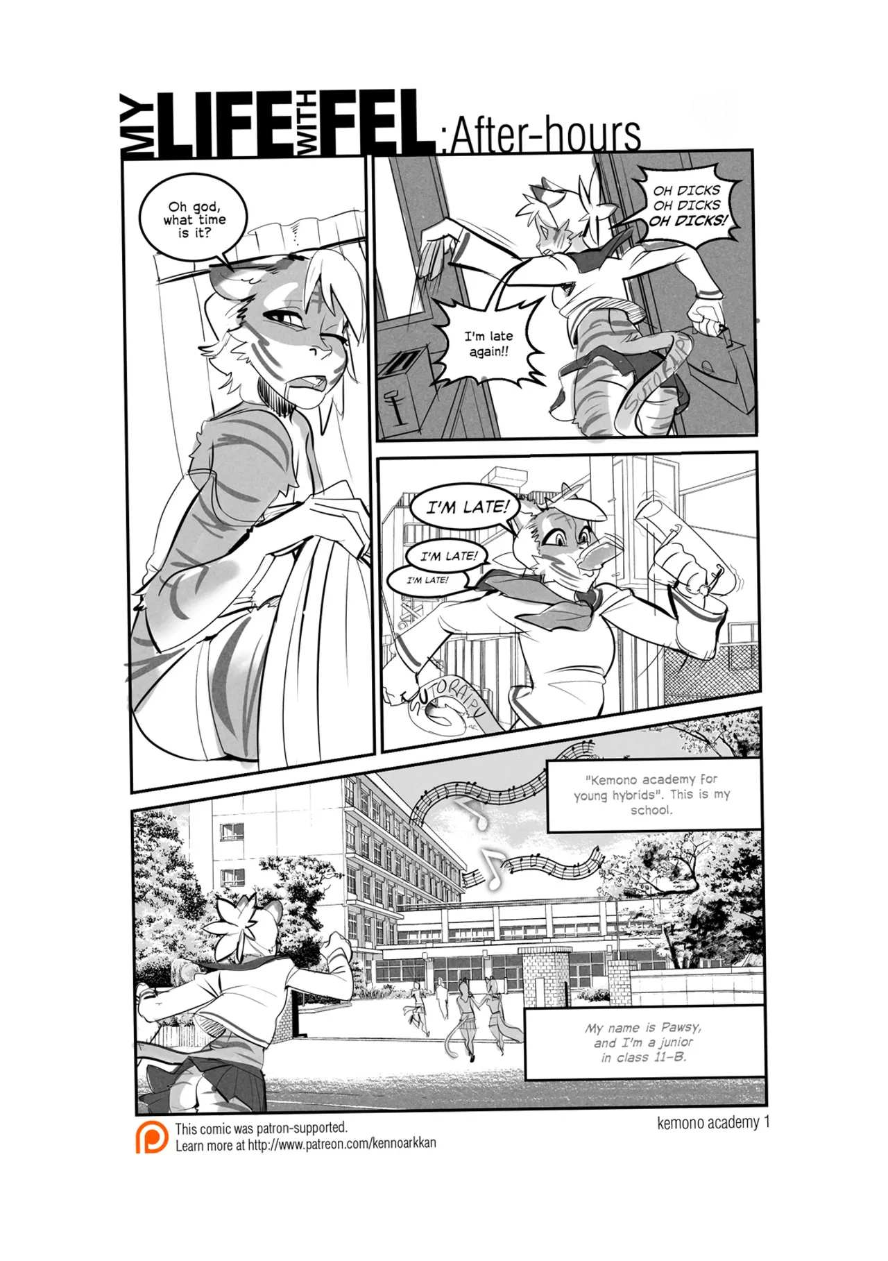 After-Hours: Kemono Academy page 2 full