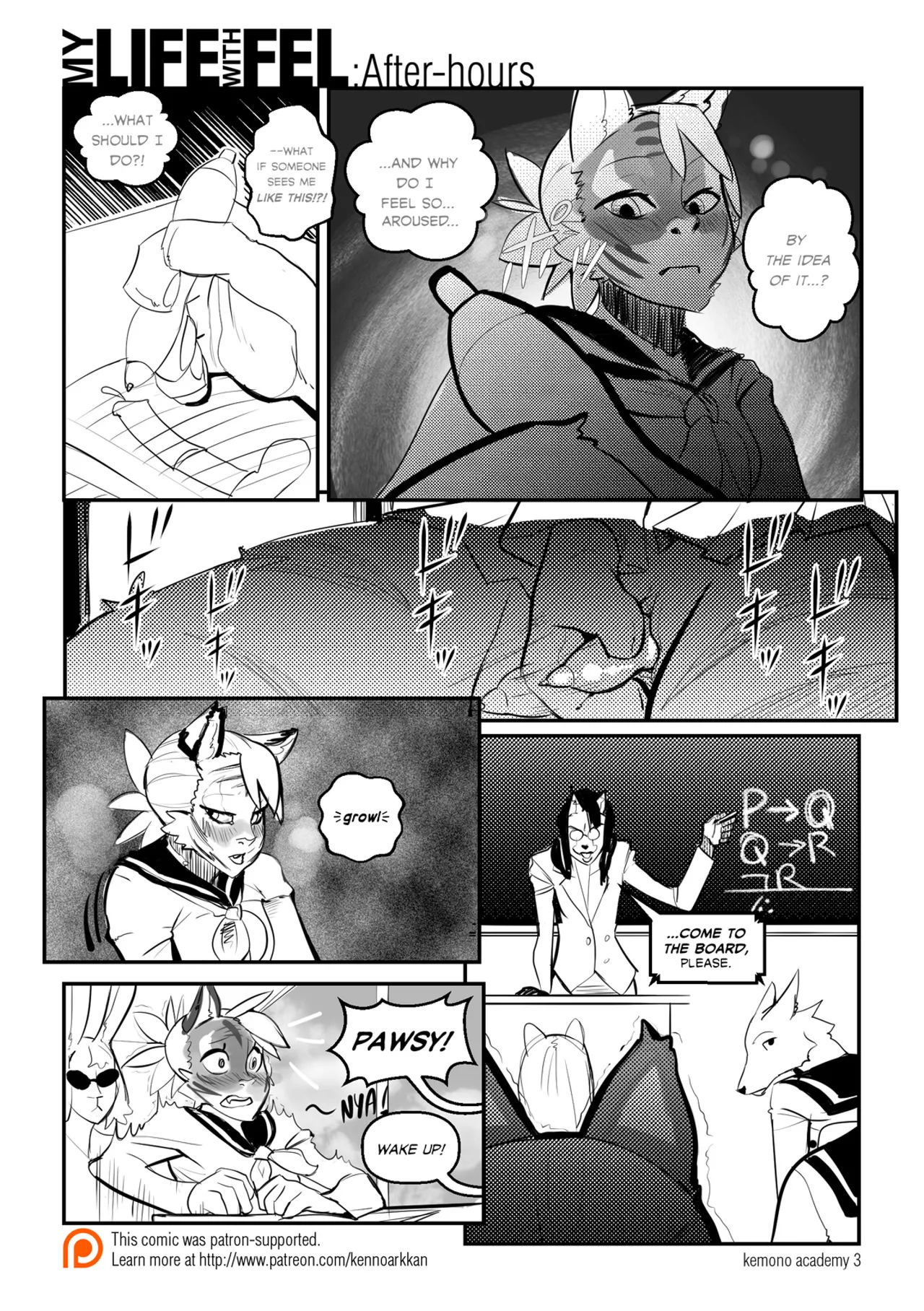 After-Hours: Kemono Academy page 4 full