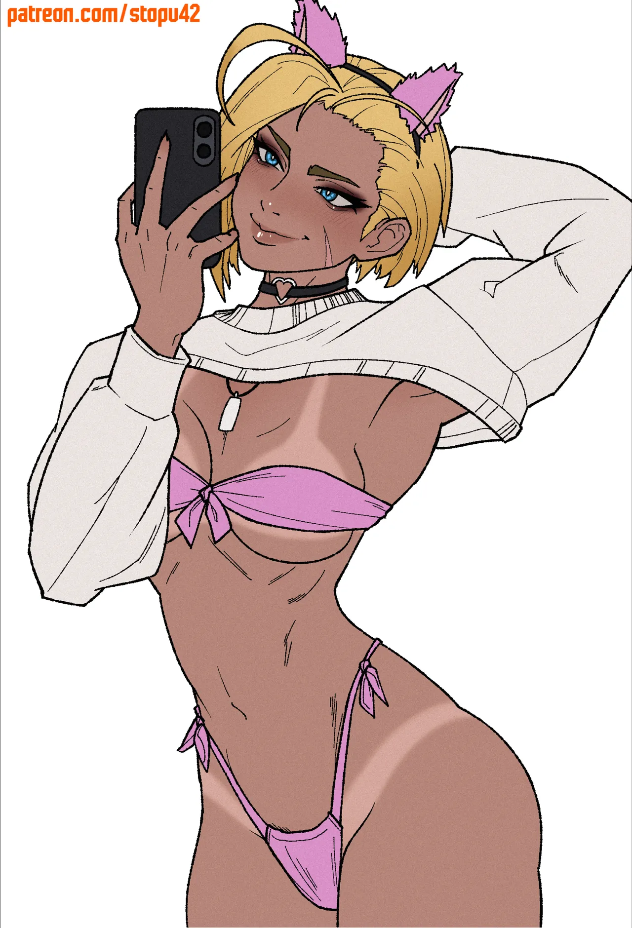 Blonde Blazer, Cammy White, Lilith Aensland, Magik, Nemona and Raven page 4 full