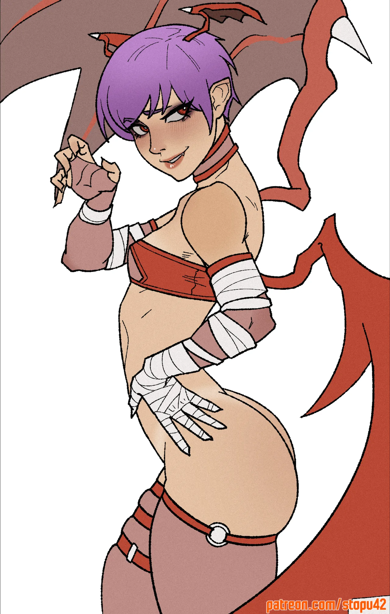 Blonde Blazer, Cammy White, Lilith Aensland, Magik, Nemona and Raven page 9 full