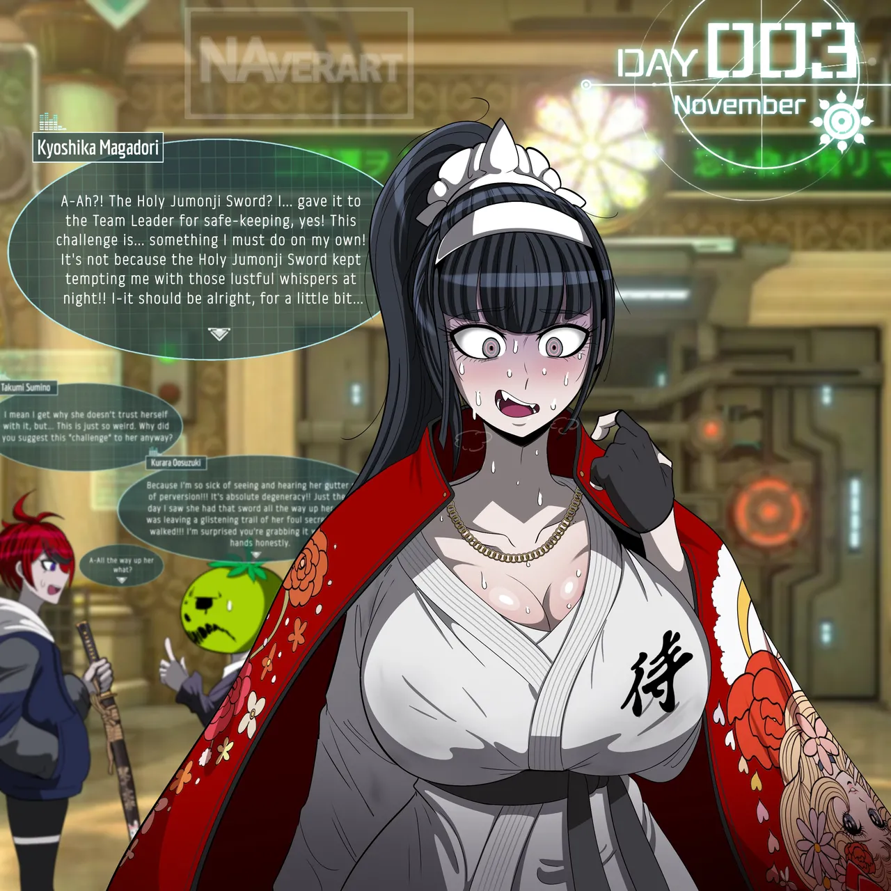 Hundred Line Last Defense Academy- Kyoshika's No Nut November page 2 full