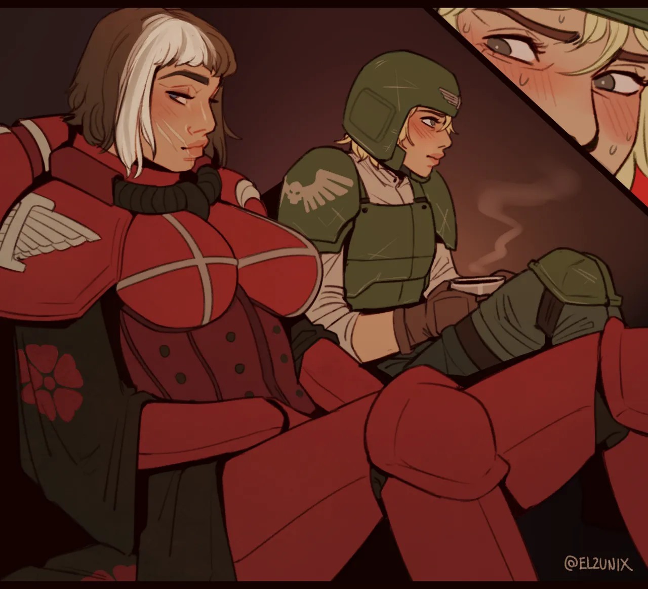 Adepta Sororitas x Shy Guardswoman page 2 full