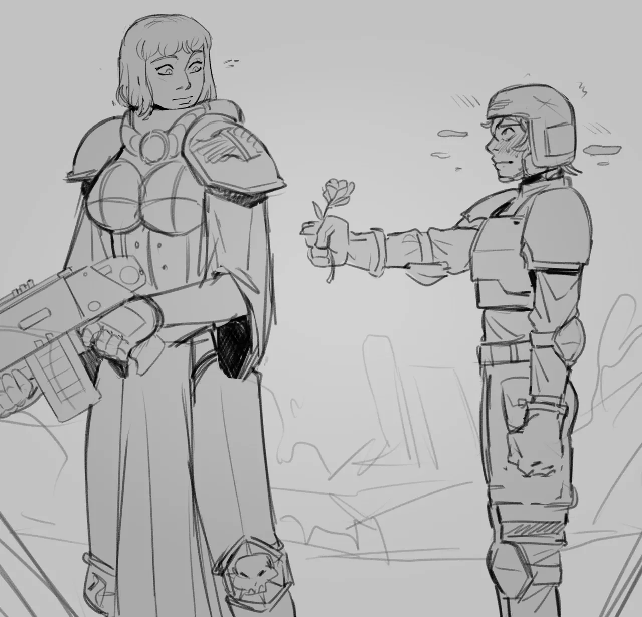 Adepta Sororitas x Shy Guardswoman page 7 full